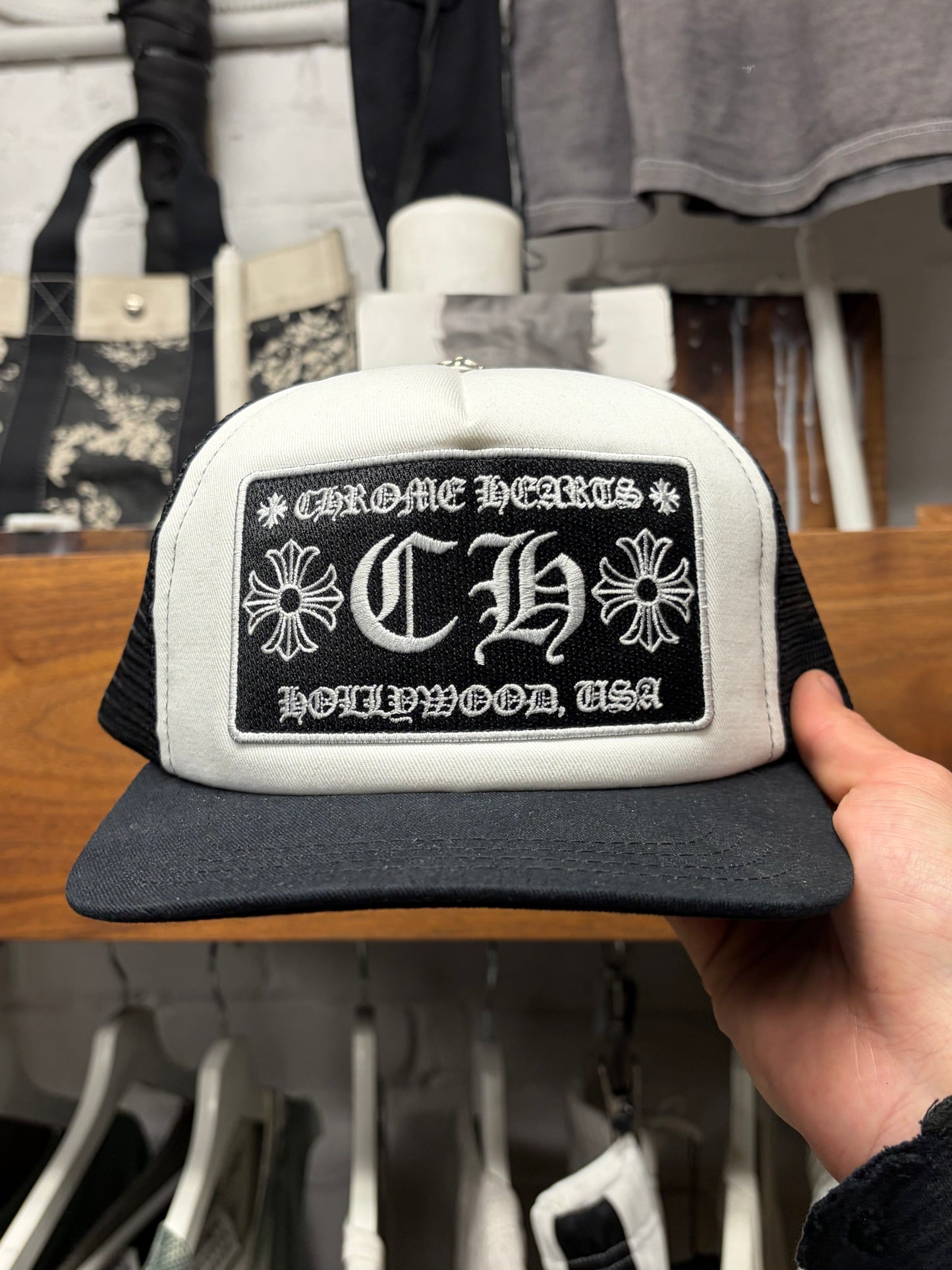 Chrome Hearts ‘Hollywood Store Exclusive’ Mesh Trucker Hat