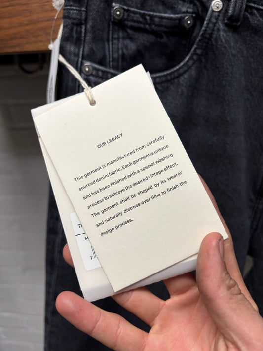 Our Legacy ‘Third Cut’ Washed Grey Denim