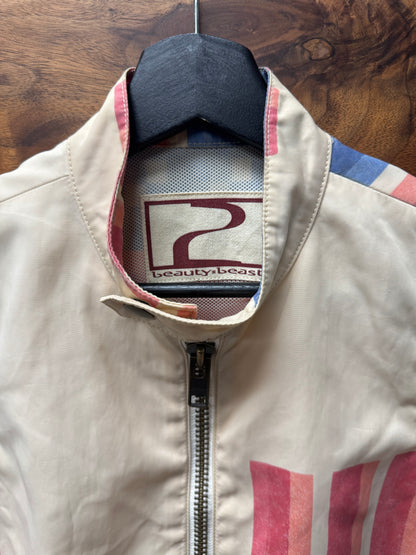 Beauty:Beast ‘Pixelated Americana’ Zip-Up Vest