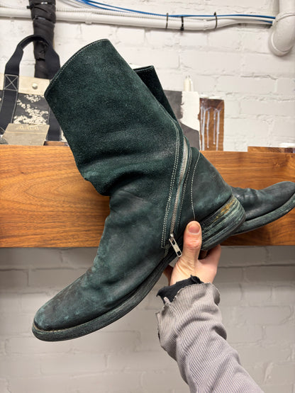Carol Christian Poell ‘Tornado Zip’ Object Dyed Horse Leather Boots