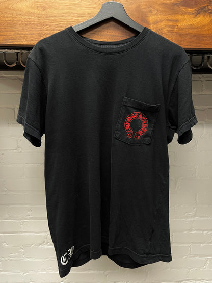 Chrome Hearts ‘Cemetery’ Cross Horseshoe Logo T-Shirt