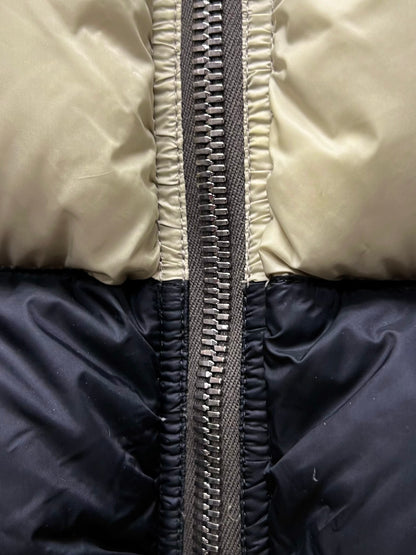 AW2021 Rick Owens ‘Gethsemane’ Goose Down Filled Milk/Black Puffer Jacket