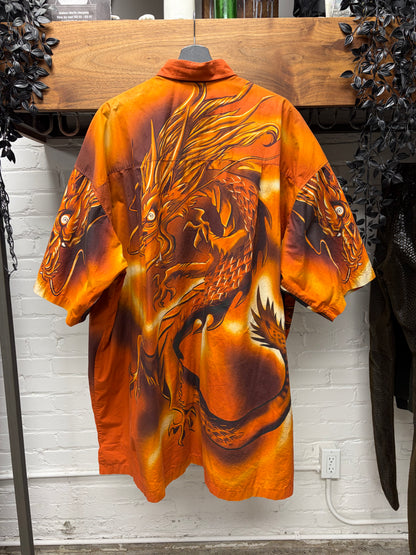 SS2018 Balenciaga ‘Dragon’ Massively Oversized Button Up Shirt