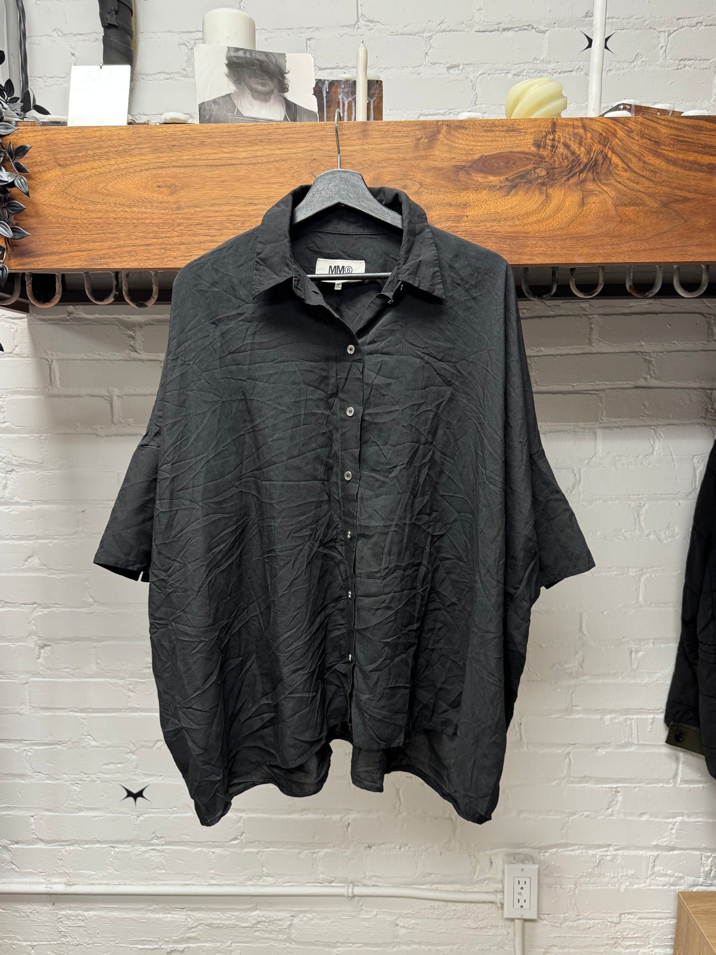 Maison Margiela Wide Cut Camp Collar Shirt
