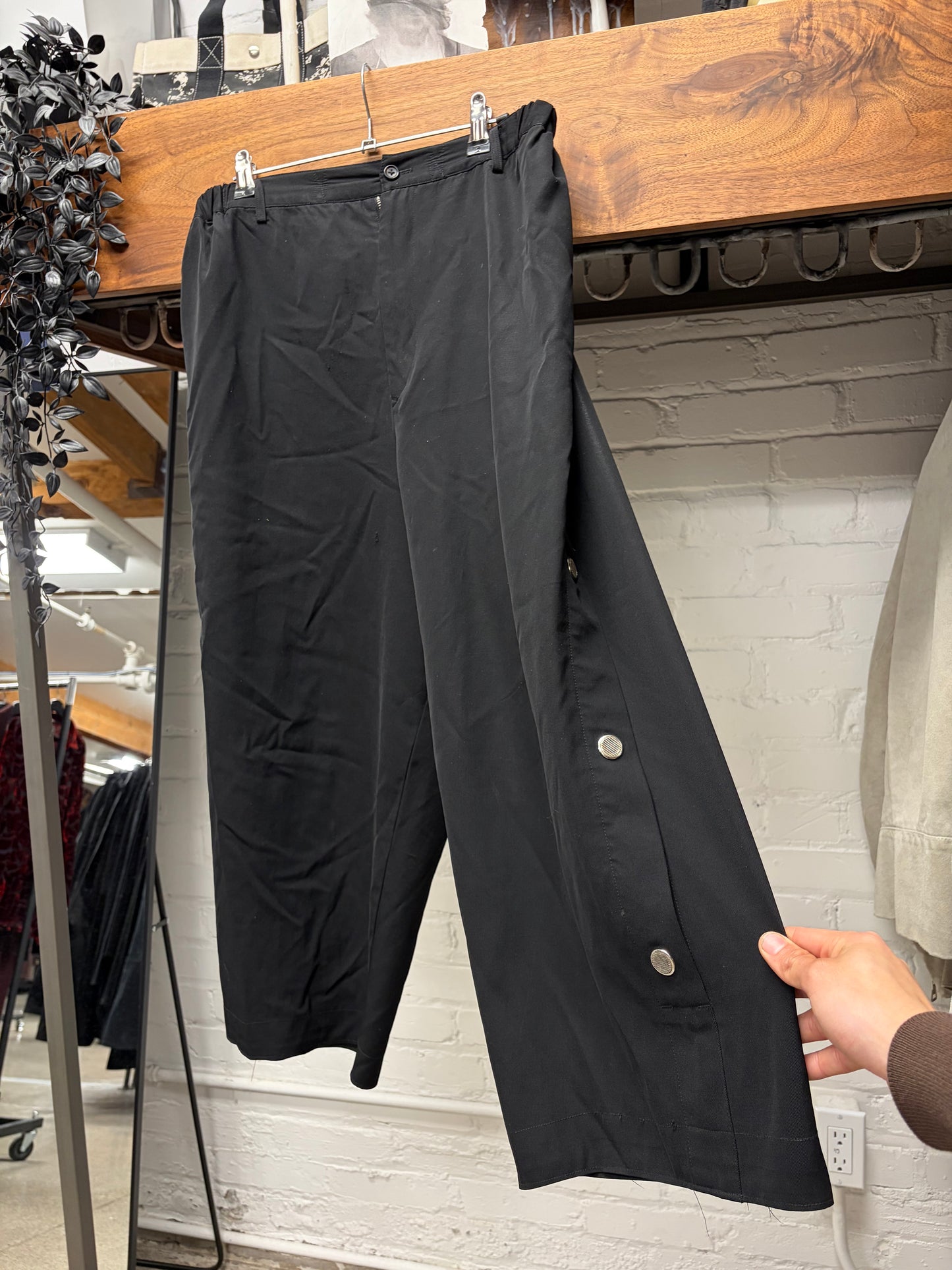 Yohji Yamamoto Pour Homme ‘Tearaway Style’ Wide Leg 4/5 Length Shorts