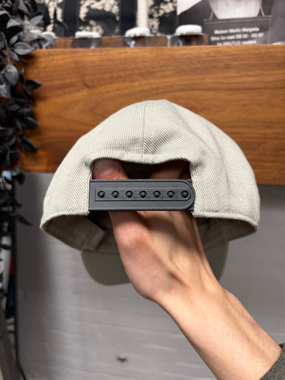 AW2024 Rick Owens ‘Porterville’ Embroidered Logo Pearl Baseball Cap