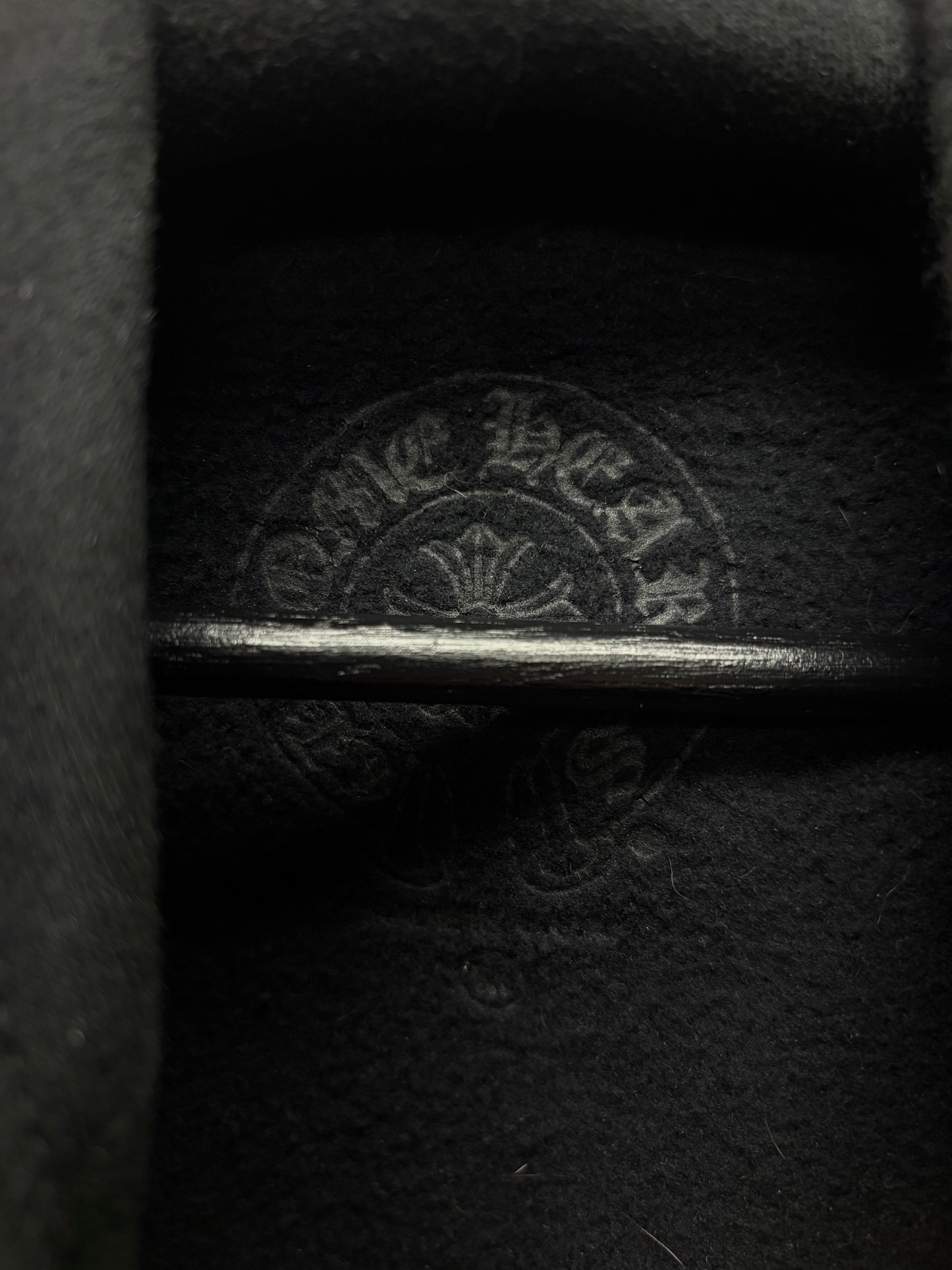 Chrome Hearts 1998 ‘Scroll Logo’ Black Pullover Hoodie
