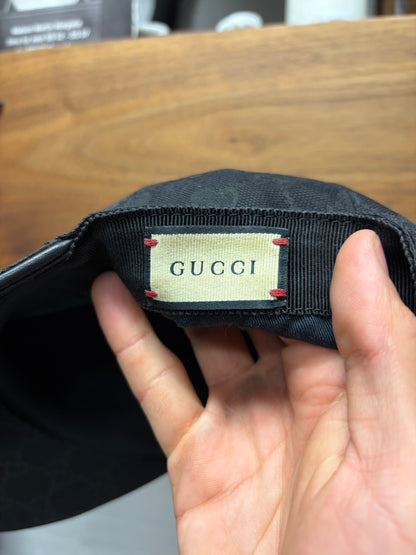 Gucci Modern Canvas Monogram Strap-Back Baseball Cap
