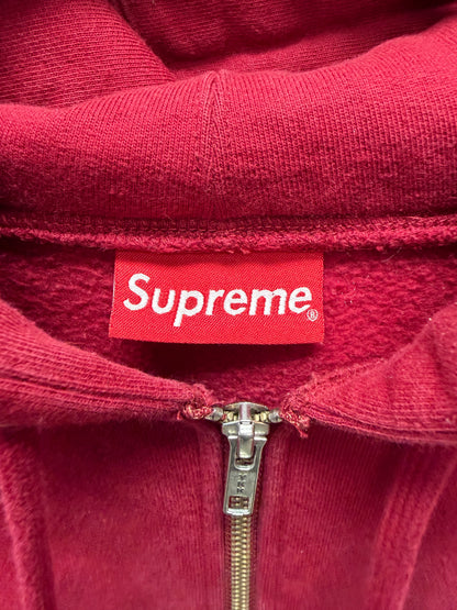 Supreme x Chito Airbrushed Graphic Red Zip-Up Hoodie