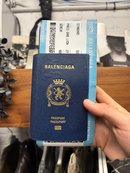 SS2024 Balenciaga ‘Passport’ Leather Long Wallet