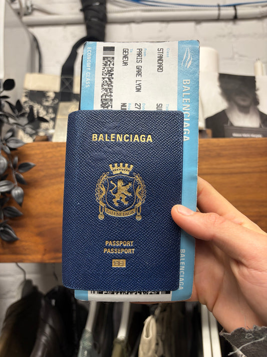 SS2024 Balenciaga ‘Passport’ Leather Long Wallet