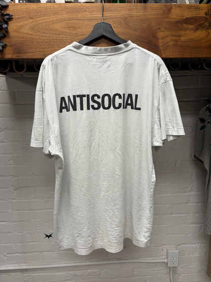 AW2021 Vetements ‘Antisocial’ White No Photos T-Shirt