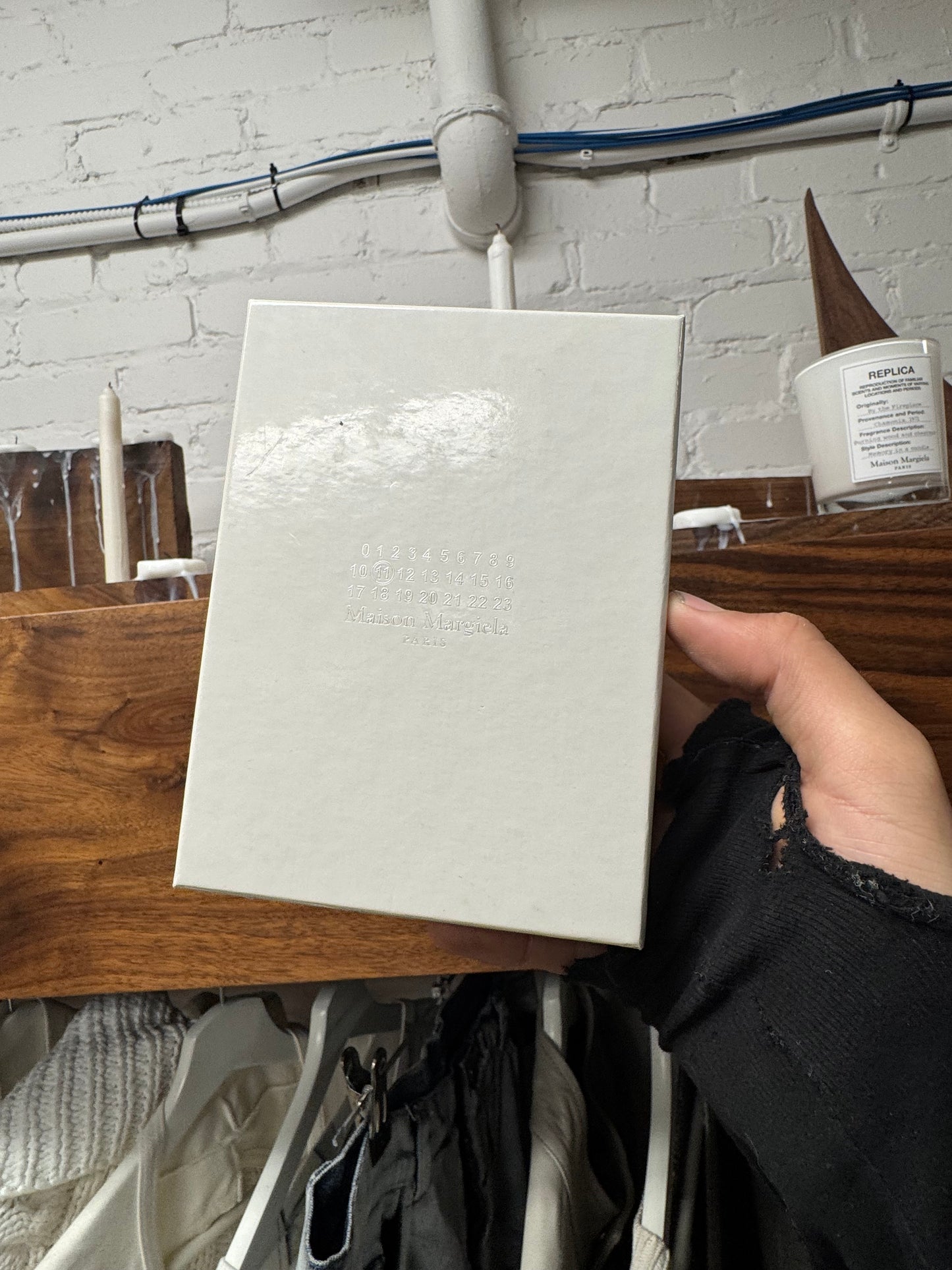 Maison Margiela ‘4 Stitch’ Logo Leather Cardholder Wallet