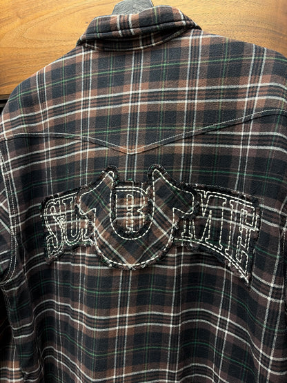 AW2025 Supreme x True Religion Quilted Plaid Flannel