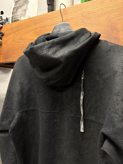 11 by Boris Bidjan Saberi ‘Oil Waxed’ Black Mask Hoodie