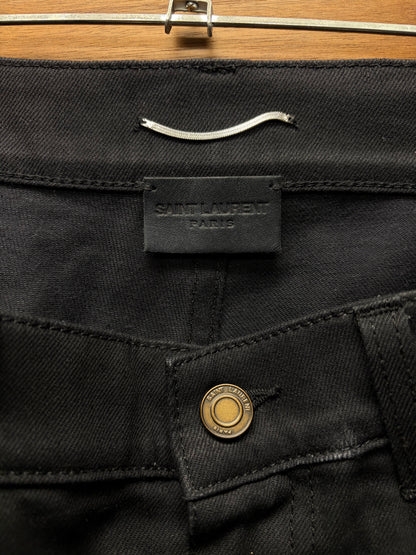 2023 Saint Laurent ‘D02’ Black Skinny Jeans