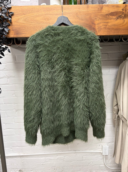 Number (N)ine Mohair Shag Knit ‘Kurt Cobain Inspired’ Cardigan