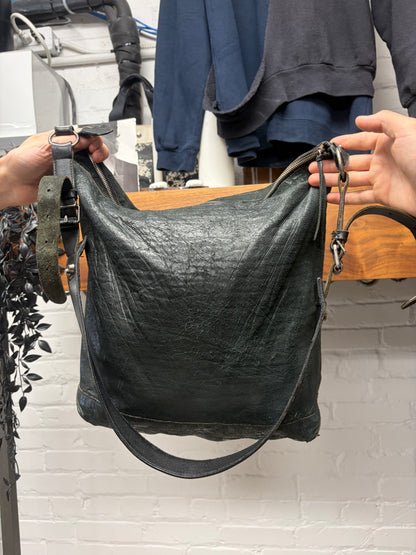 Balenciaga ‘Agneau’ Day Calfskin Leather Day Messenger Bag