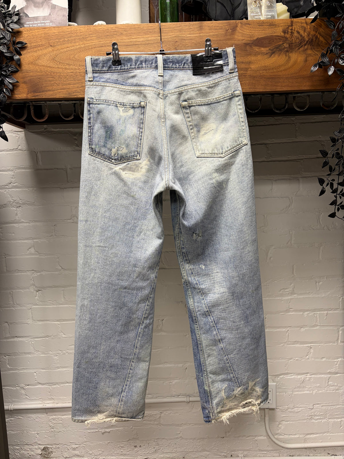 Our Legacy Trompe L’œil ‘Third Cut’ Washed Blue Denim