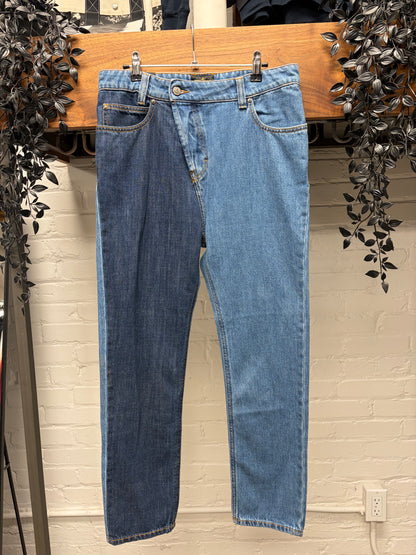 Vivienne Westwood Two Tone Blue Skinny Jeans