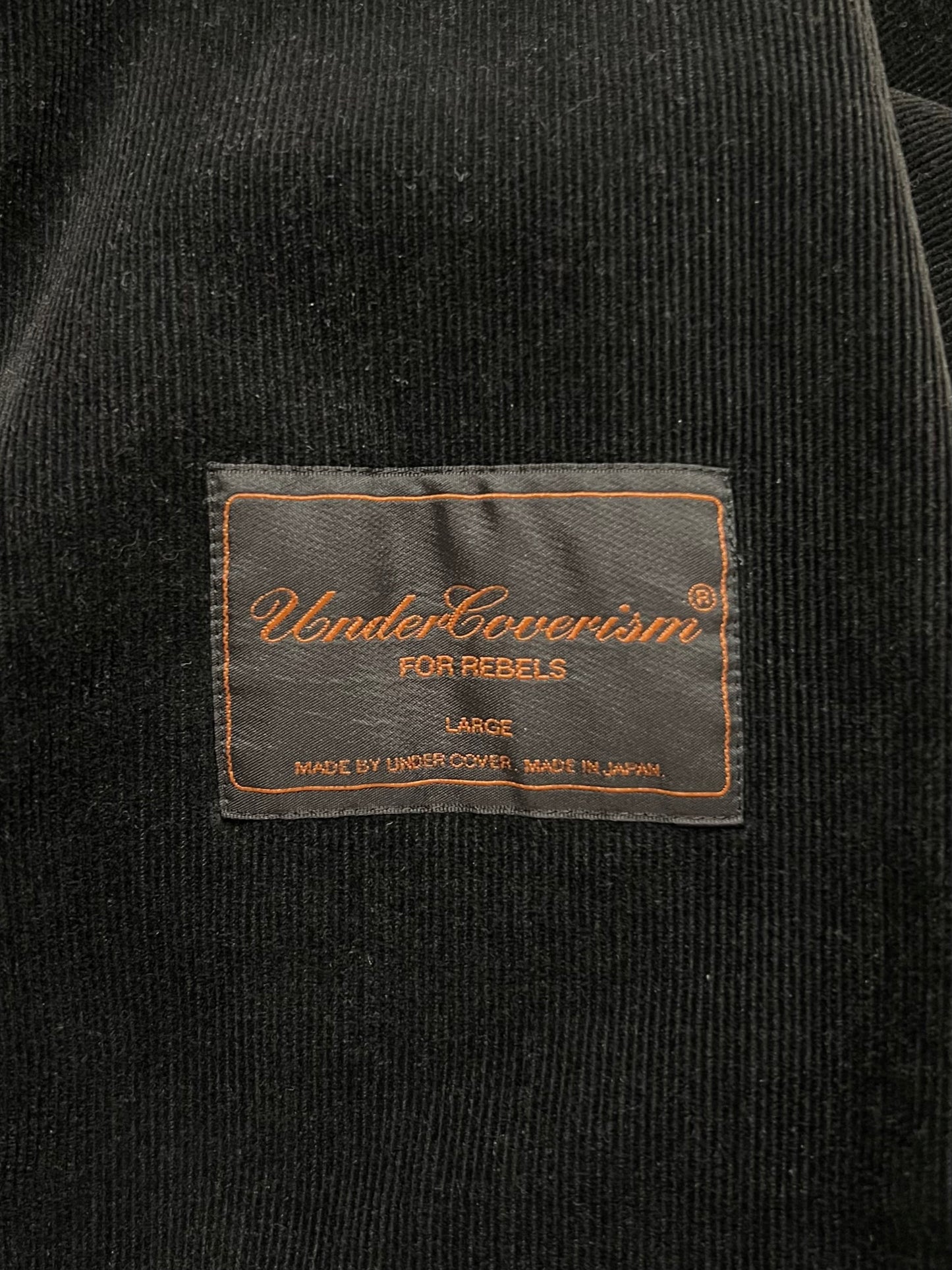 AW2003 Undercover ‘Paper Doll’ Reconstructed Sweatshirt/Corduroy Hybrid Jacket