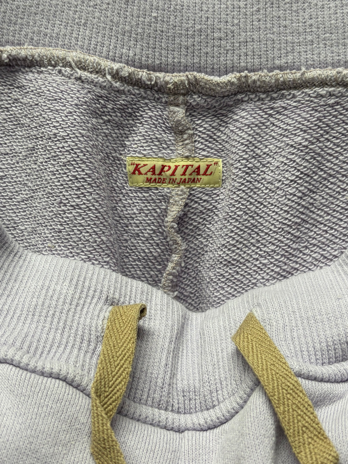 Kapital ‘SWT’ Light Purple Varsity Logo Drawstring Sweatpants