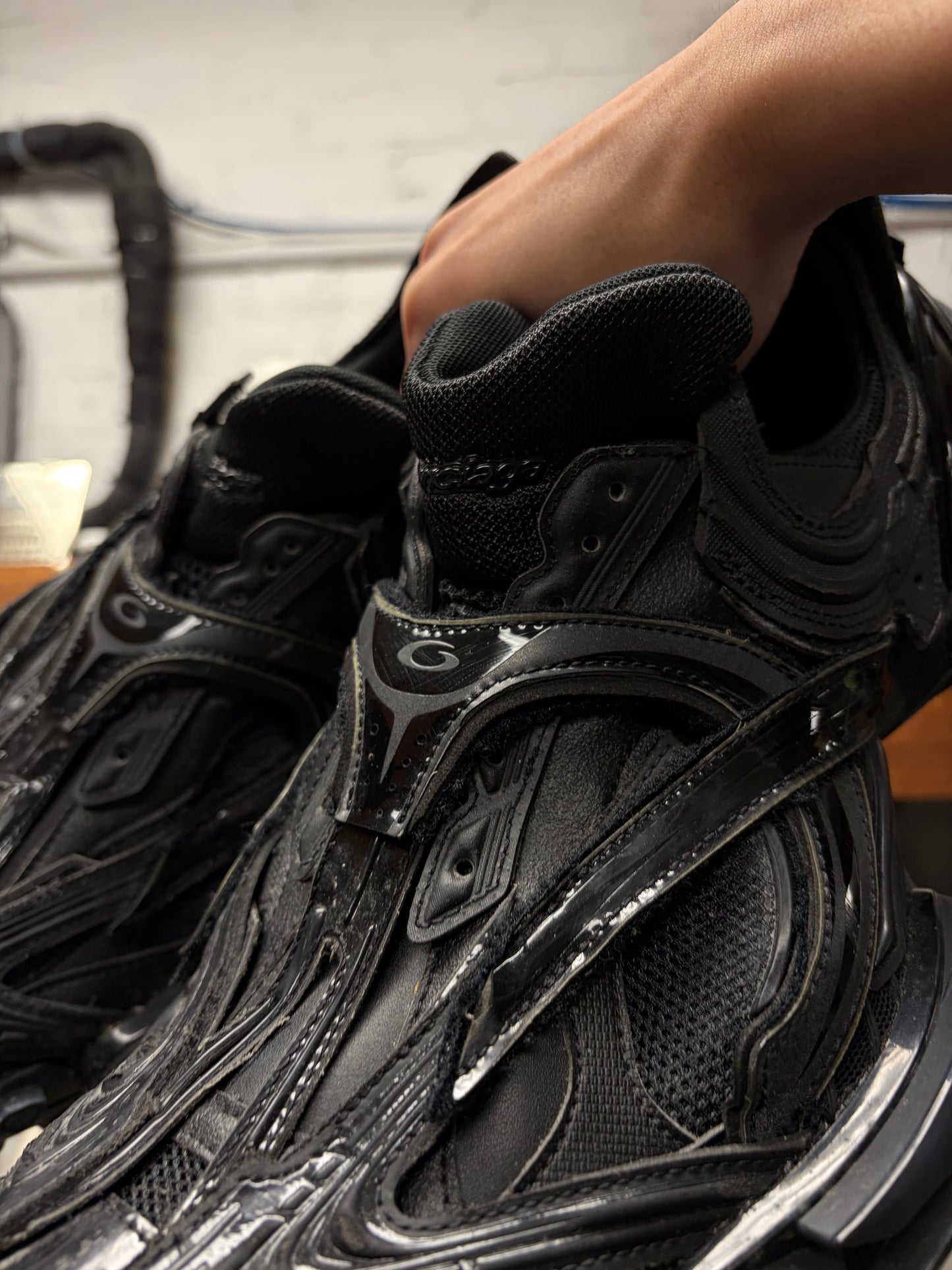2025 Balenciaga ‘Reptile’ Black Low Top Sneakers