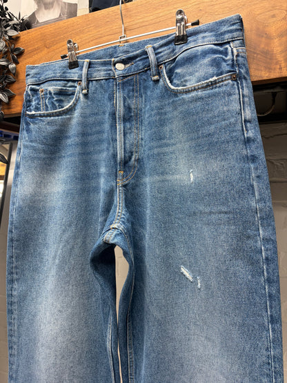 Acne Studios ‘2021M’ Washed Blue Wide Leg Denim