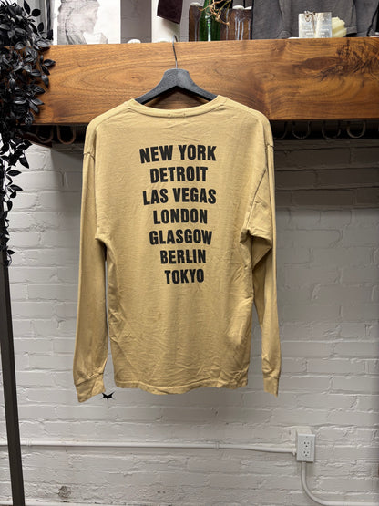 Hysteric Glamour ‘World Tour’ Brown/Black Long Sleeve T-Shirt