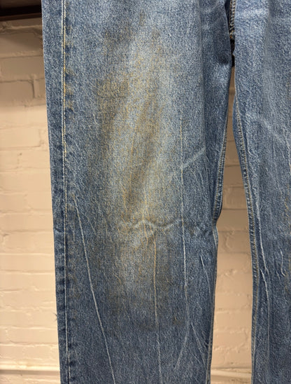 Our Legacy Dirt Wash Blue ‘3rd Cut’ Bootcut Wide Denim