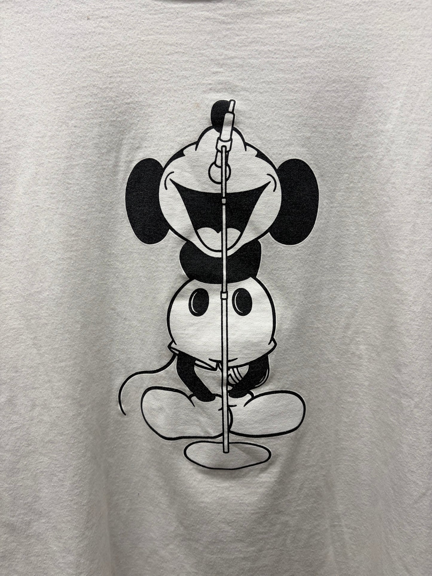 Number (N)ine ‘Mickey’ Re-Edition White Graphic T-Shirt