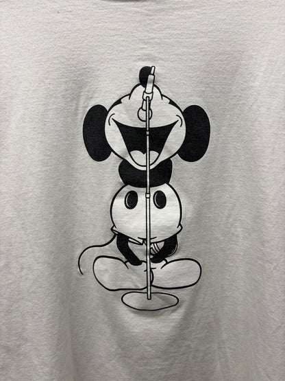 Number (N)ine ‘Mickey’ Re-Edition White Graphic T-Shirt