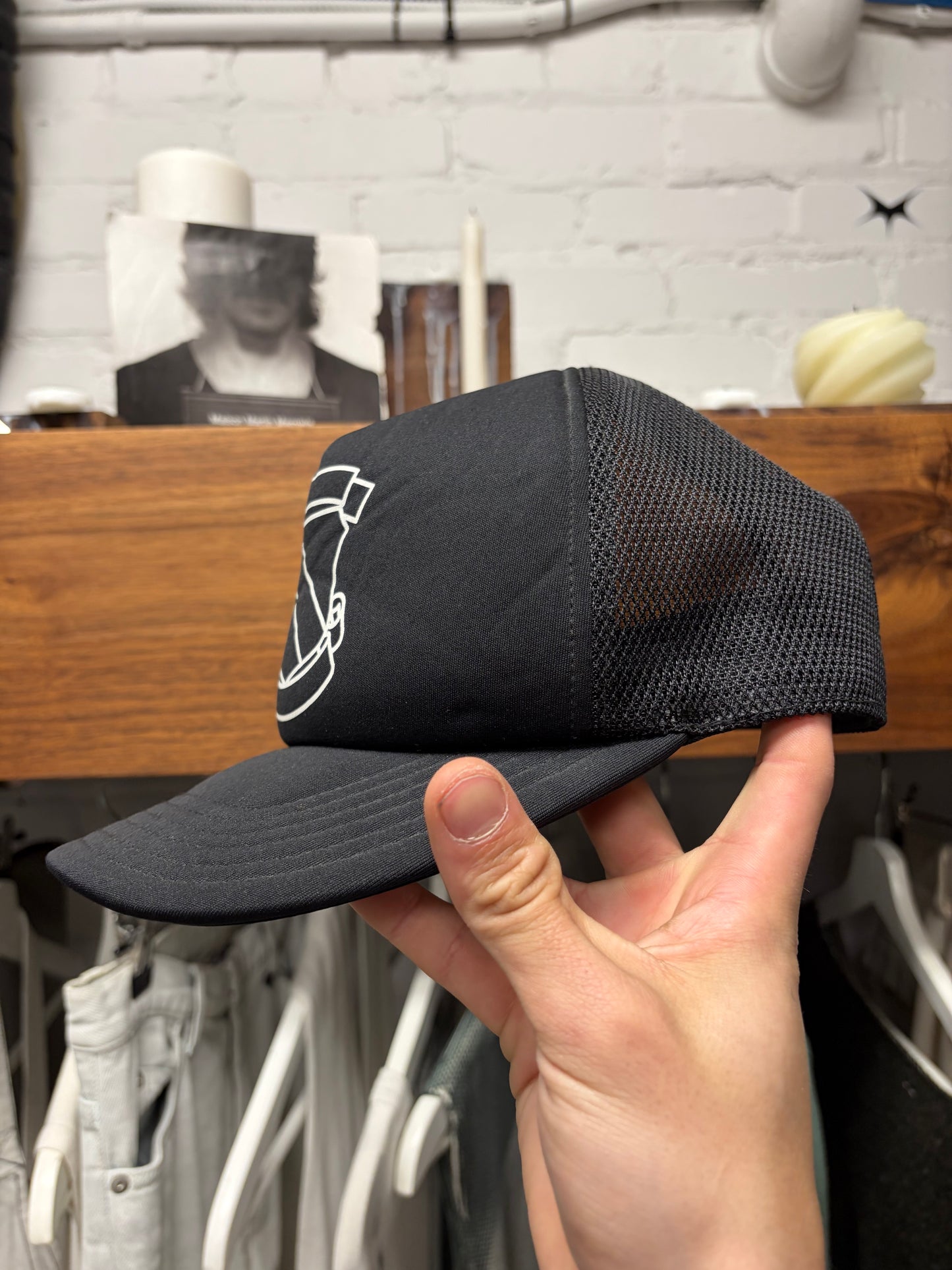 Number (N)ine Shield Logo Trucker Hat