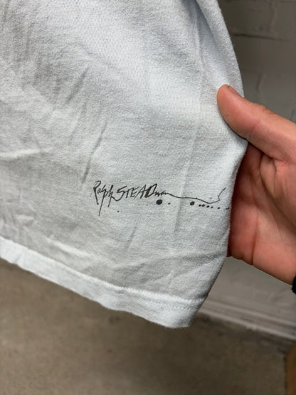 SS2022 Supreme x Ralph Steadman Pale Blue ‘Bloody’ Box Logo T-Shirt