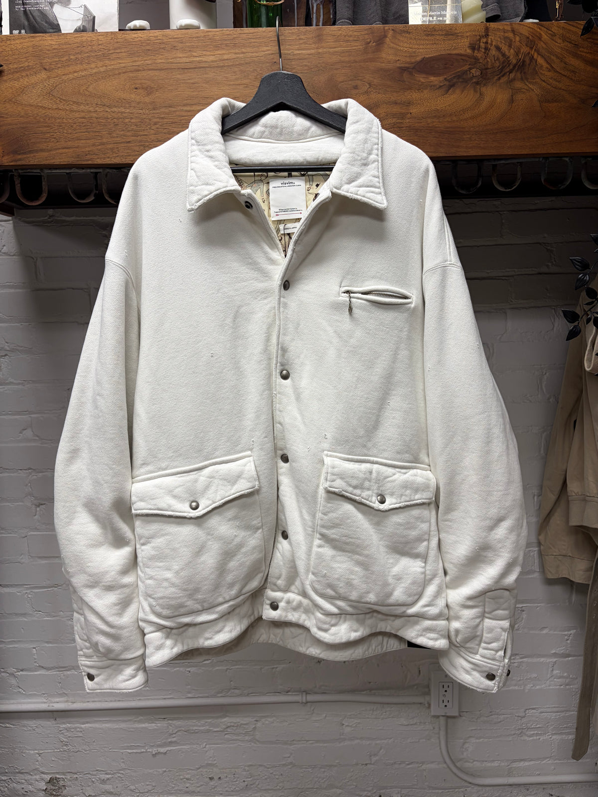 Visvim ‘Perfectly Harmonized’ White Cotton Coaches Jacket