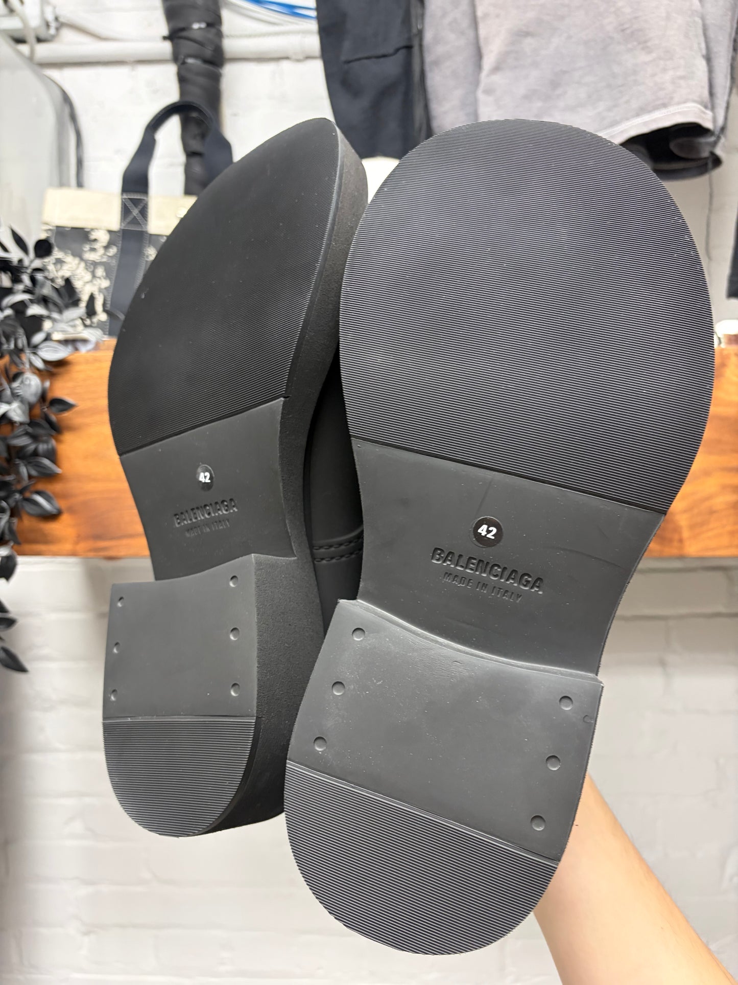Balenciaga ‘Steriod’ Black Oversized Derbys