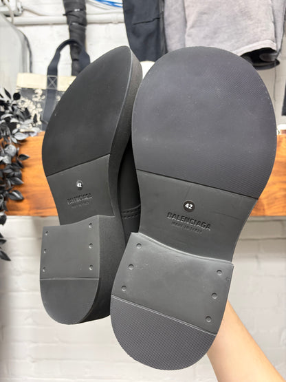 Balenciaga ‘Steriod’ Black Oversized Derbys