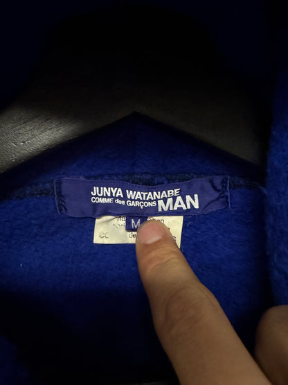2017 Junya Watanabe ‘Hip’ Blue Pullover Hoodie