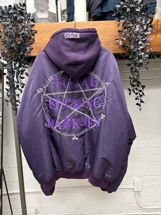 AW2017 Vetements Pour Homme ‘Total Fucking Darkness’ Bomber Jacket