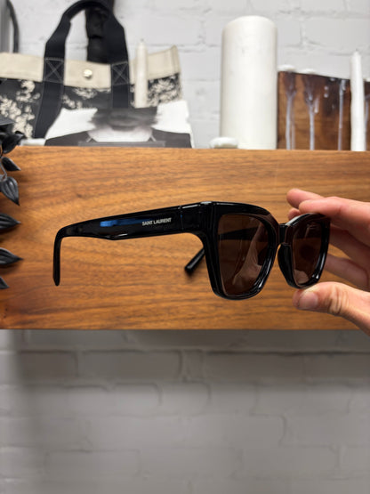 Saint Laurent Square Shape Black Boxy Frame Sunglasses