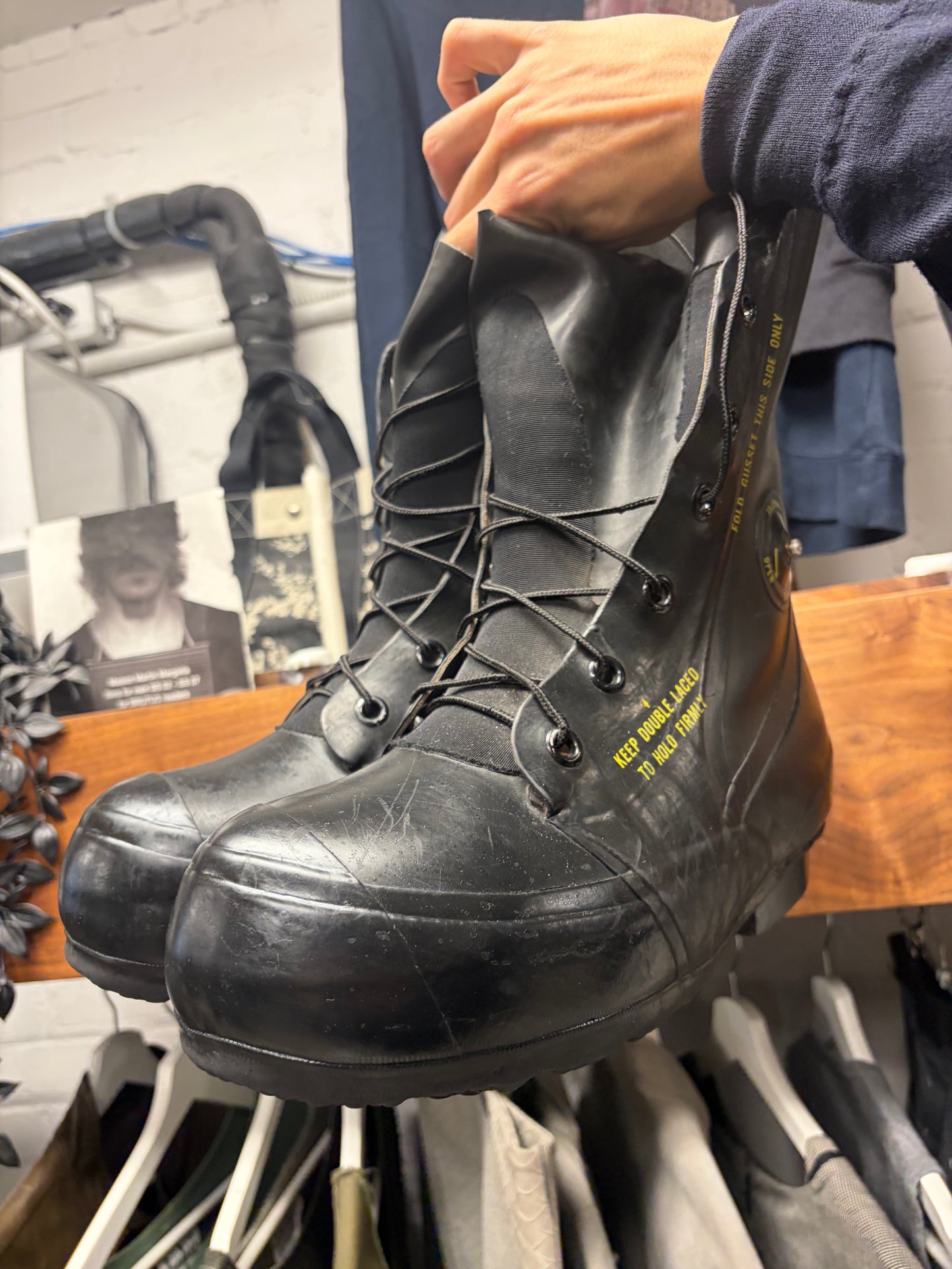 Vintage 1983 Military Black ‘Bunny’ Combat Boots
