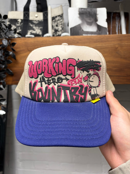 Kapital Kountry Purple/Tan Trucker Hat