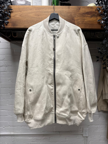 SS2025 Rick Owens ‘Hollywood’ Pearl Grey Bomber Jacket