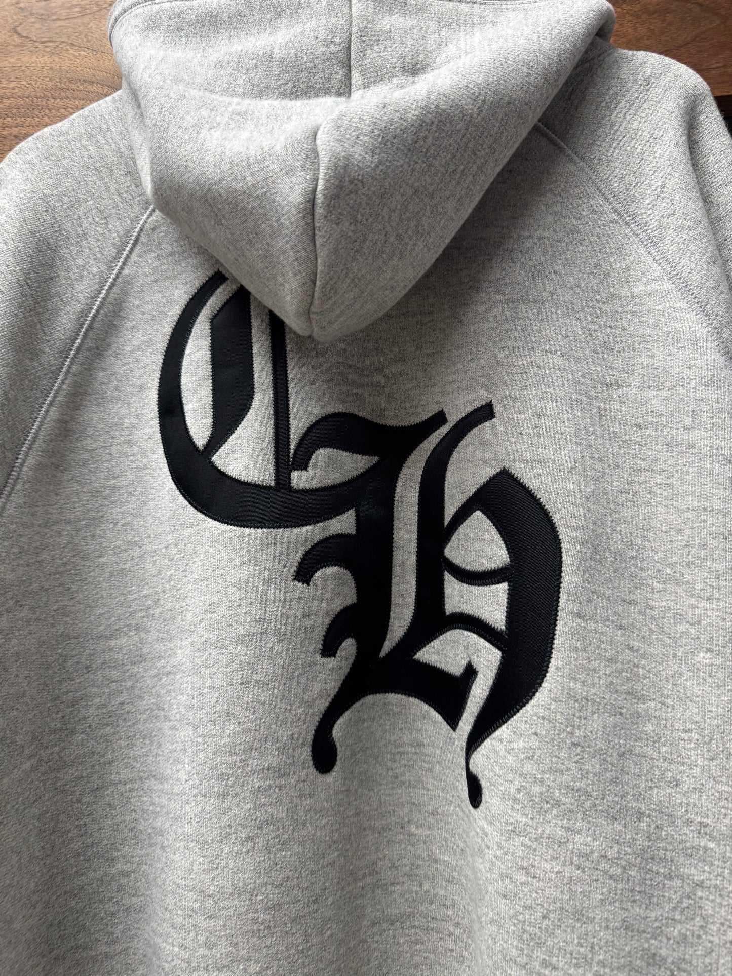Chrome Hearts ‘Triple Cross’ Grey/Black CH Heavy Weight Hoodie