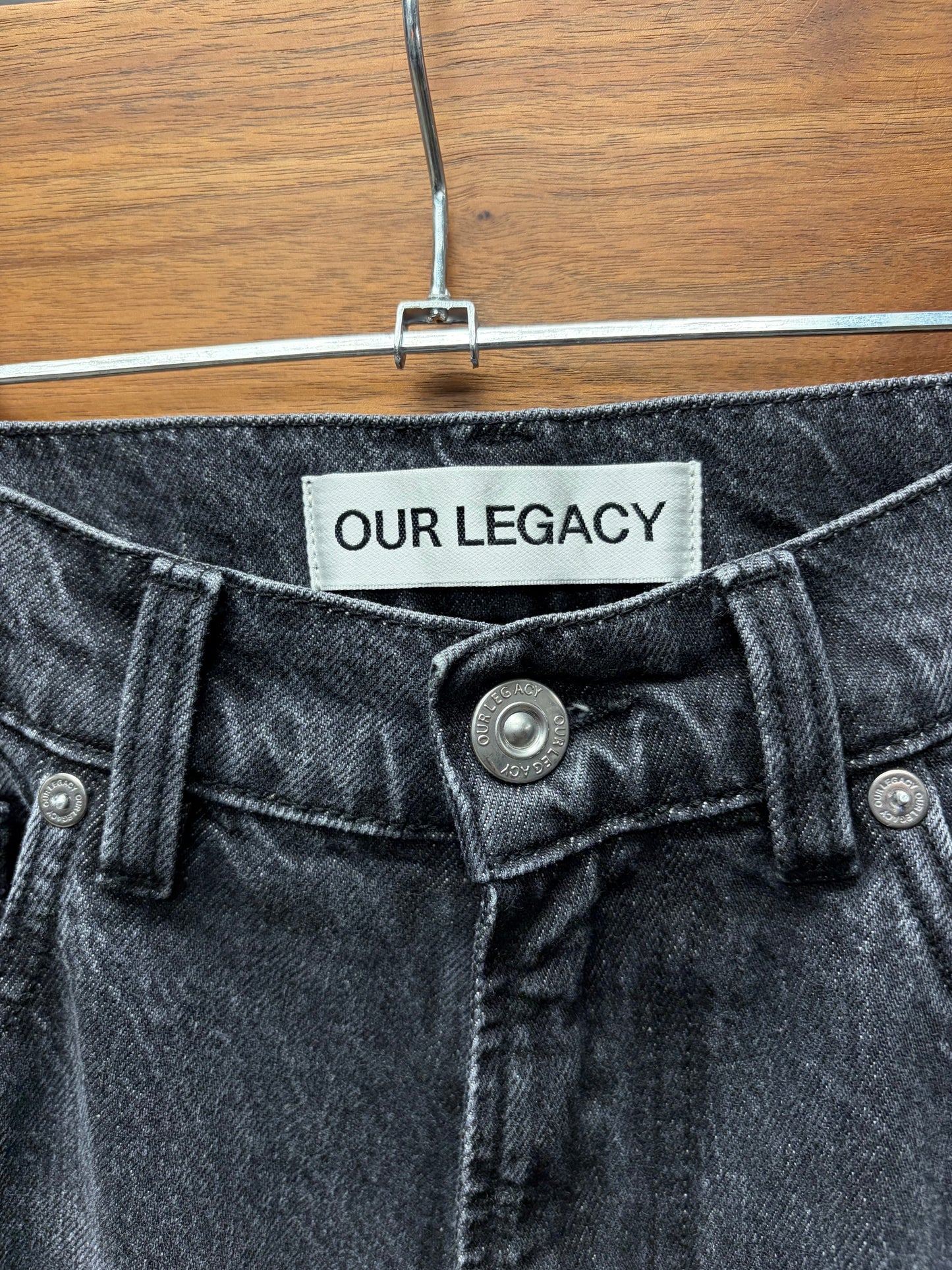 Our Legacy ‘Third Cut’ Washed Grey Denim