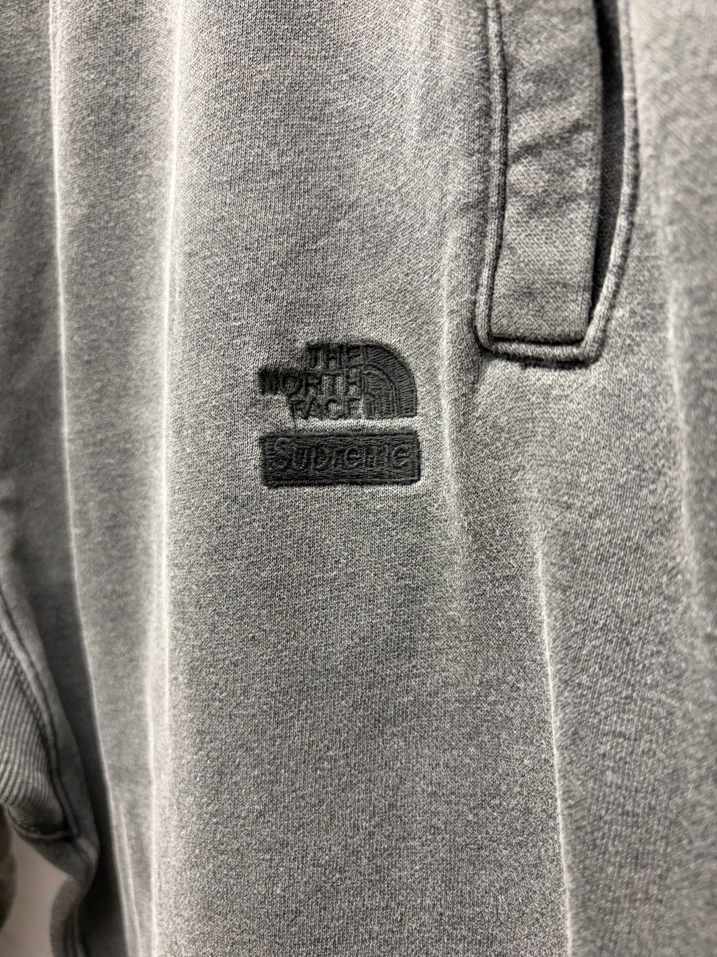 Supreme x The North Face Grey Cotton Drawstring Sweatpants