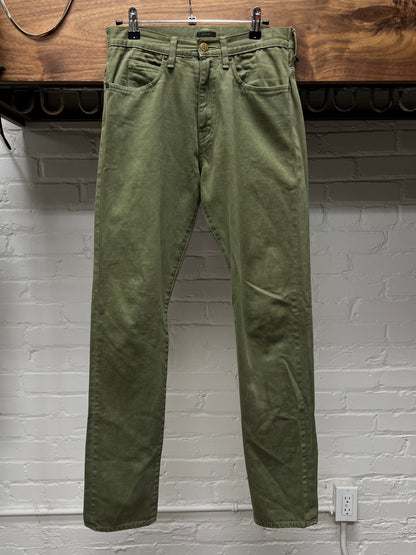 Kapital ‘Smiley’ Green Graphic Denim