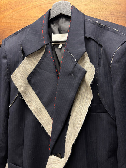 AW2019 Maison Margiela by John Galliano ‘Suiting’ Deconstructed Pinstripe Blazer