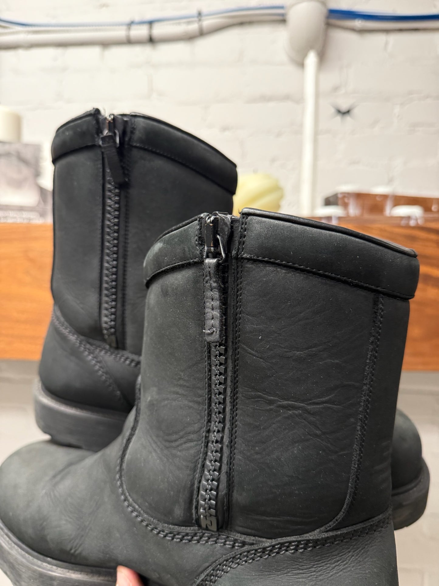 Givenchy ‘Storm’ Black Nubuck Suede/Leather Boots