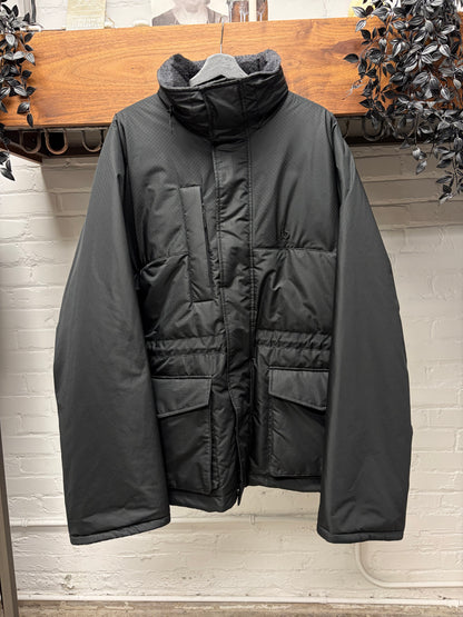 AW2022 Balenciaga Reversible Black Ripstop/Wool ‘Buffalo’ Jacket